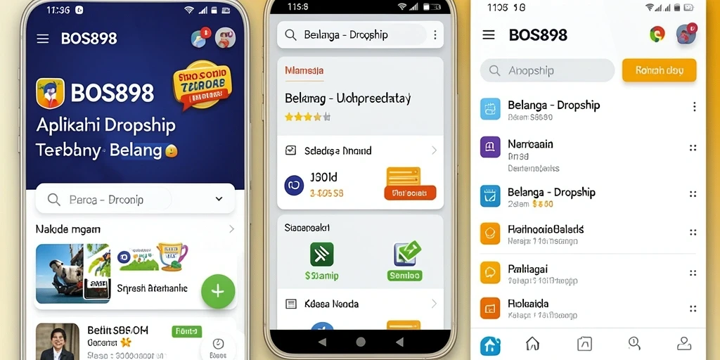 Tampilan antarmuka BOS898 yang user-friendly dan fungsional.