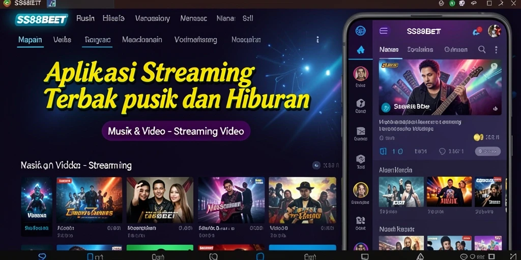 Tampilan antarmuka yang modern dan mudah digunakan di SS88BET.